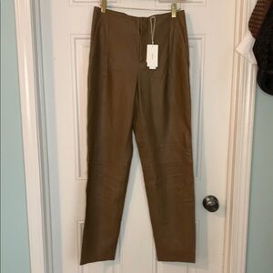 Vince Leather Trouser Pants